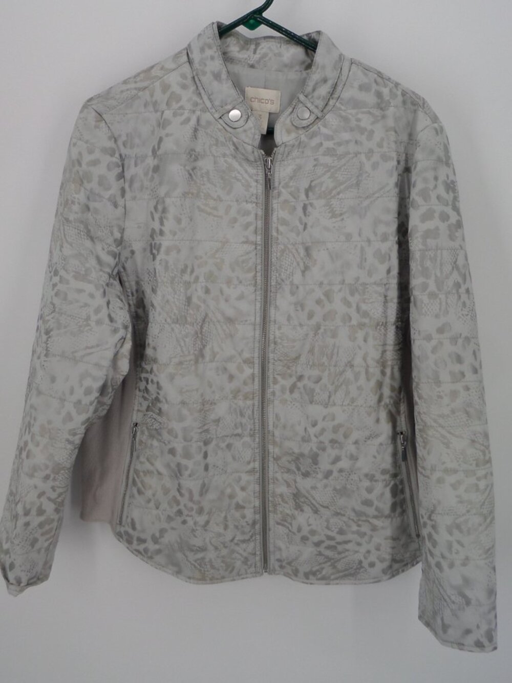 Chico's  Woman's Fall/Winter Long Sleeve Multi Color Print Jacket SZ 3 US 16